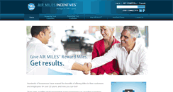 Desktop Screenshot of airmilesincentives.ca